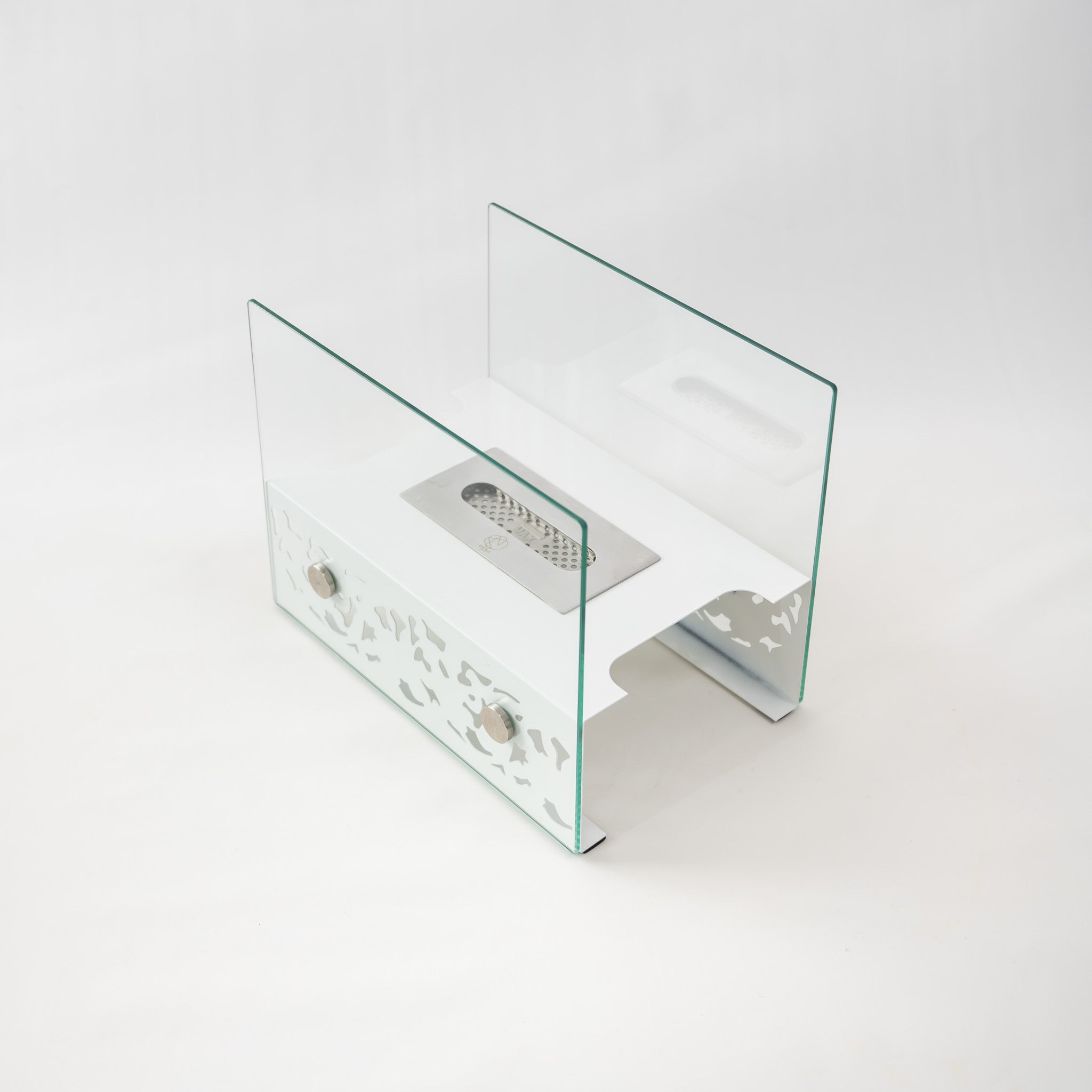 Double the Trouble long glass - white 55 t - Size: 35*24*28cm